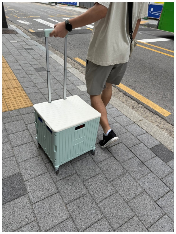  장 보러 갈 때 편한 바퀴 달린 모던하우스 폴딩카트 구매후기(캠핑, 장바구니, 내돈내산)