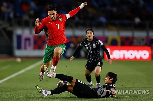 ‘예견된 탈락’…U-20 대표팀, 모로코에 1-2 완패로 16강 탈락