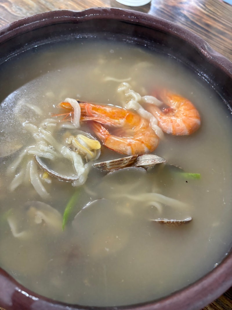 양평 양떼목장 근처 맛집 항아리바지락칼국수 후기(메뉴, 가격, 아기의자O, 주차 등)