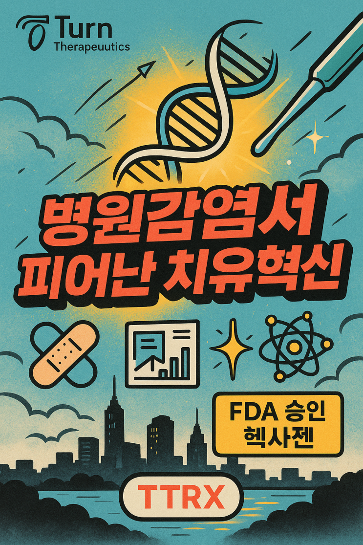  턴 테라퓨틱스 주가 (TTRX 주식) 병원감염 이 치료혁신으로