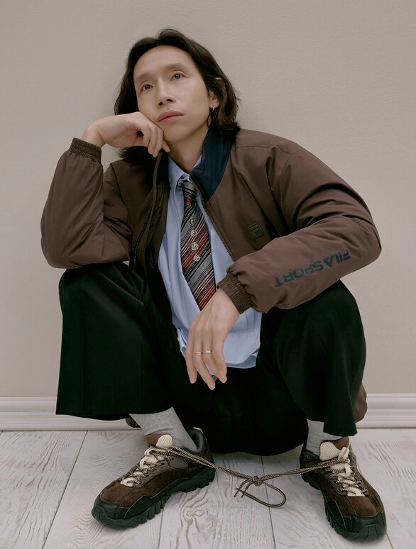 패션스타 봉태규 Pick 트래킹화 휠라 하레핀1998 가을 운동화 추천 신발