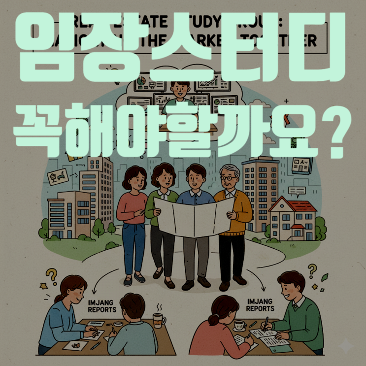  임장 스터디 꼭 해야 할까? 내집마련 성공을 위한 방법, 장단점, 커리큘럼 총정리