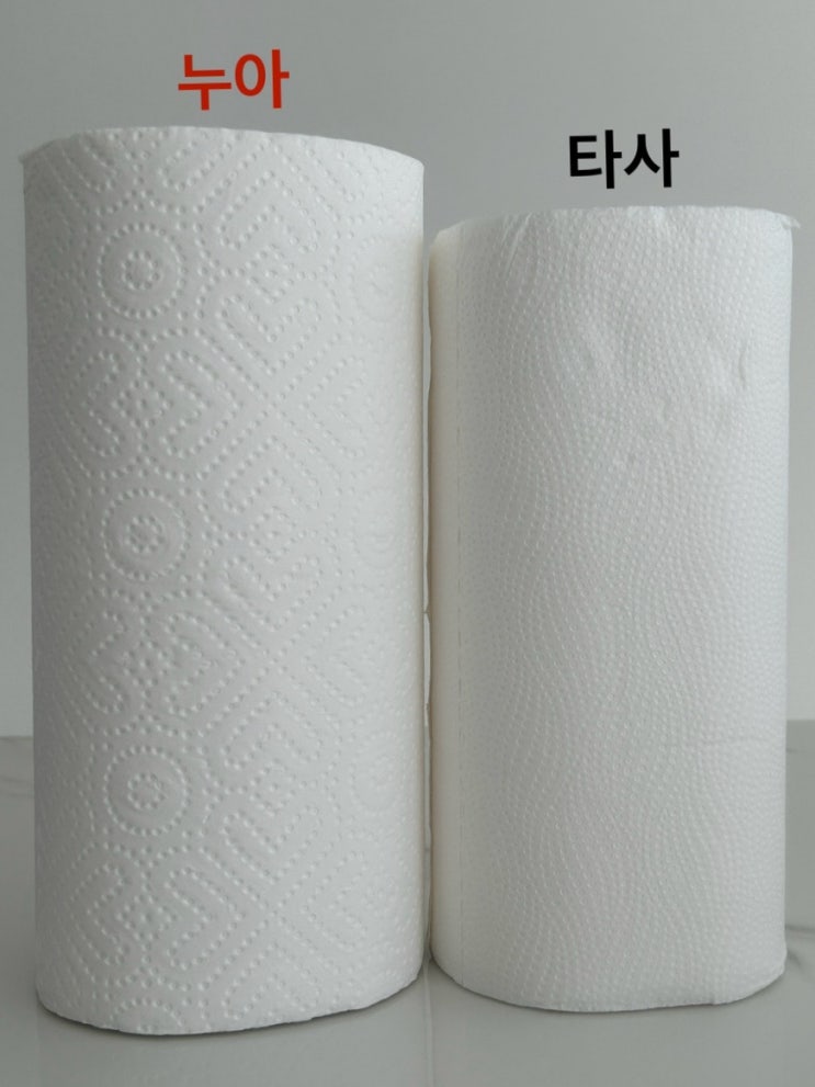  음식에 붙지 않는 두꺼운 3겹 누아 키친타올 추천