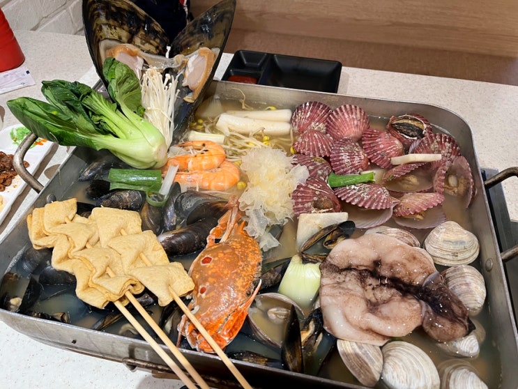  인천 송도 조개구이 맛집 조개드림피쉬 조개전골 칼국수 내돈내산