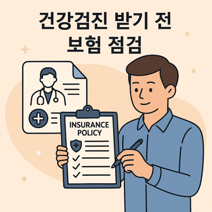  건강검진 받기 전 보험 점검받고 준비하세요!