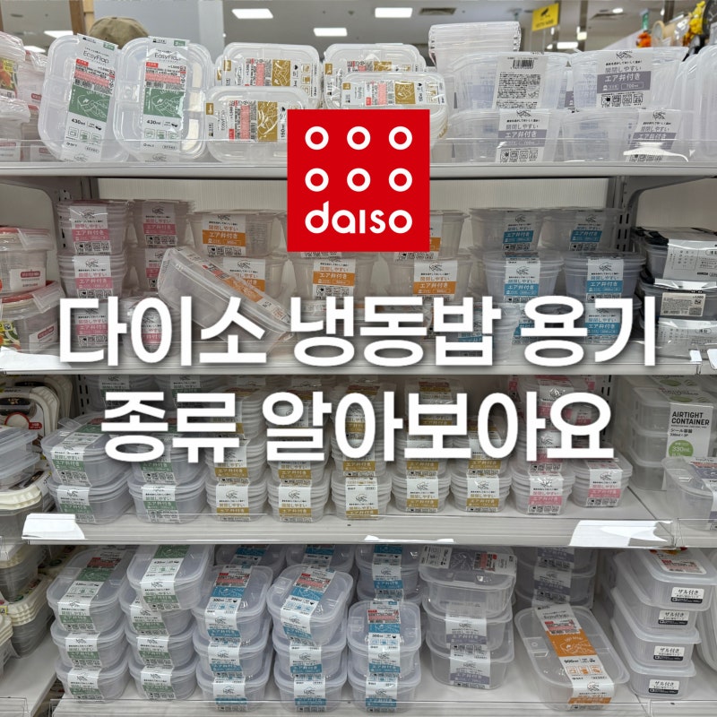 다이소 냉동밥용기 종류 총정리 : 실리콘부터 일본제까지!