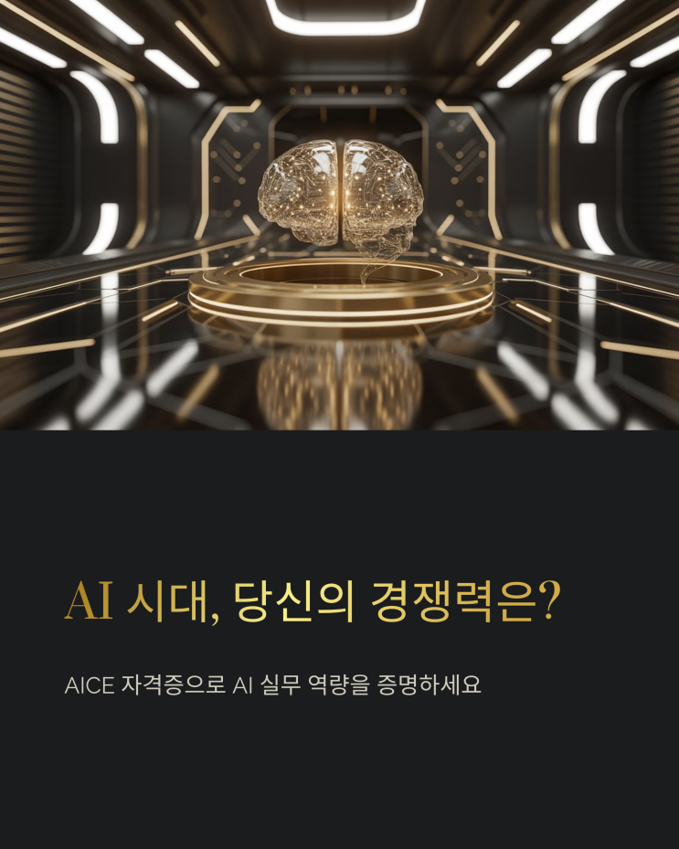  AICE 자격증 완벽 가이드: AI 시대, 당신의 경쟁력을 높이는 방법