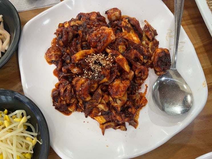  구미 맛집 한채쭈꾸미 내돈내산 후기 (+ 예약, 배달, 맵기 등)