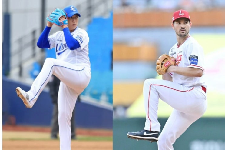  <b>준플레이오프</b> 3차전 선발투수 맞대결!  <b>원태인</b> VS <b>앤더슨</b>