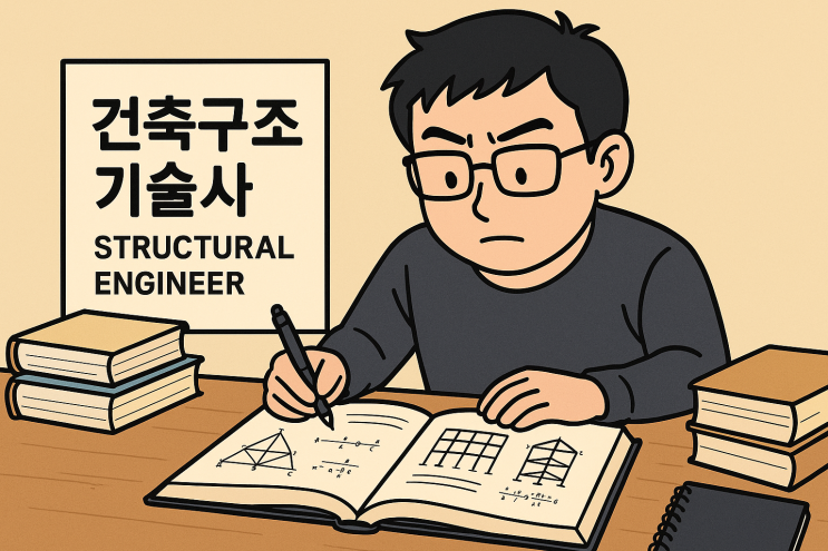  25년 하반기. 건축구조기술사 공부 시작하면서.