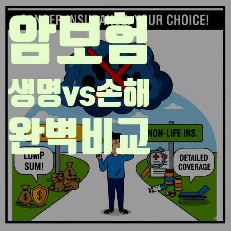  생명보험형 암보험 vs 손해보험형 암보험 완벽 해부! 내 인생 최고의 선택은?