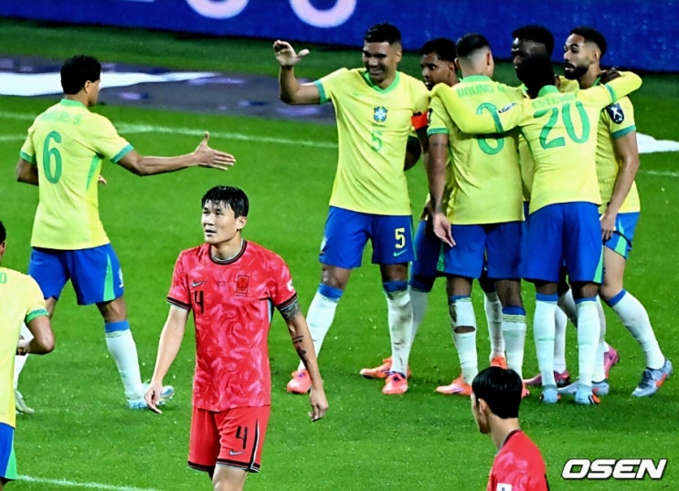 홍명보호 <b>브라질전</b> 0-5 <b>대패</b>… 스리백 실험은 실패였나, 전략... 