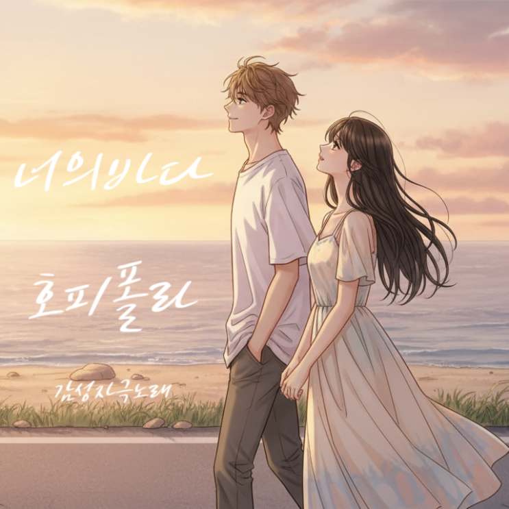  호피폴라 너의 바다 가사 해석 - 함께 걷는 순간 위로가 되는 힐링 노래