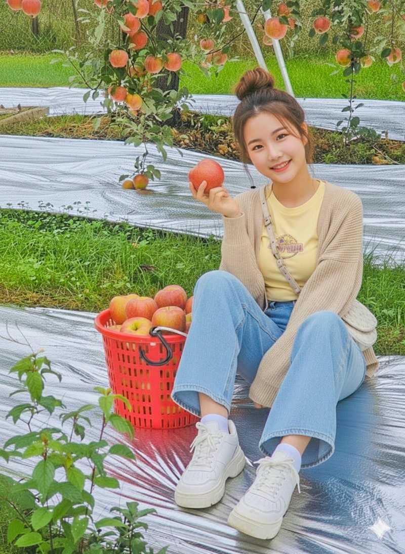 가평 아이와 가볼만한곳 사과따기체험 아이랑 해별달사과