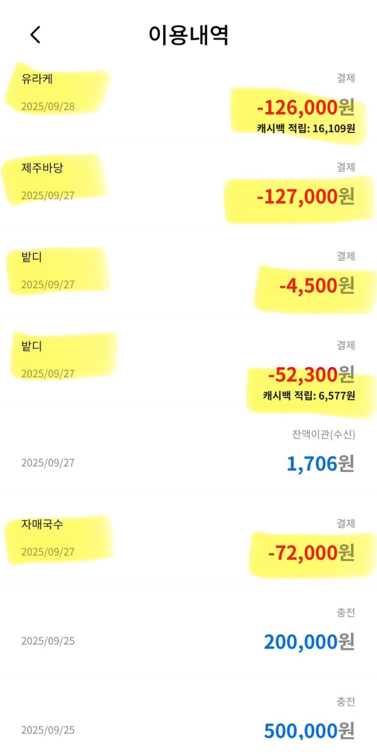  탐나는전 선불카드 실제 사용 후기, 발급, 충전 | 과연 캐시백 얼마나 쌓일까?