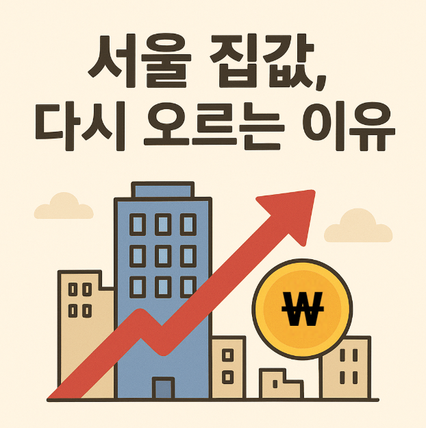  서울 집값 다시 오르길래 그 이유 알아보니
