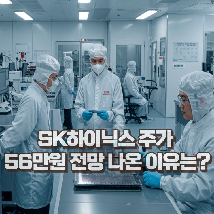  SK하이닉스 주가 56만원 전망 나온 이유는?