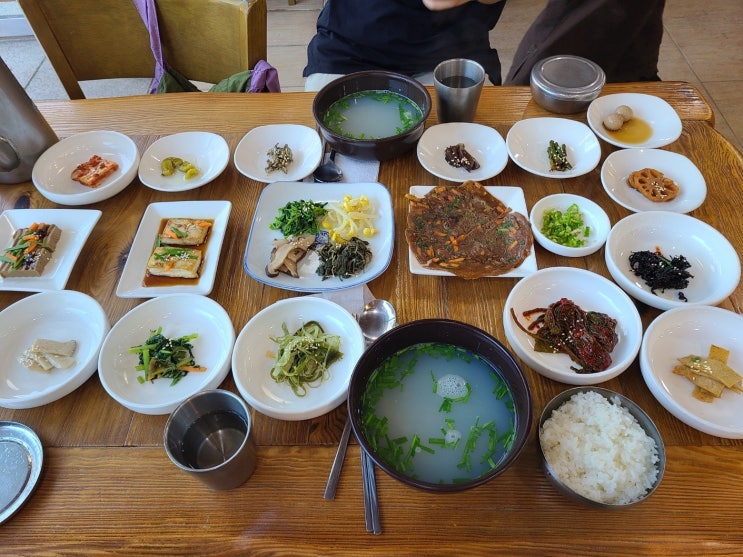  [경남 하동] 쌍계사 아래 위치한 건강한 한식당 맛집, 시원하고 든든한 재첩국 추천 <청운식당>