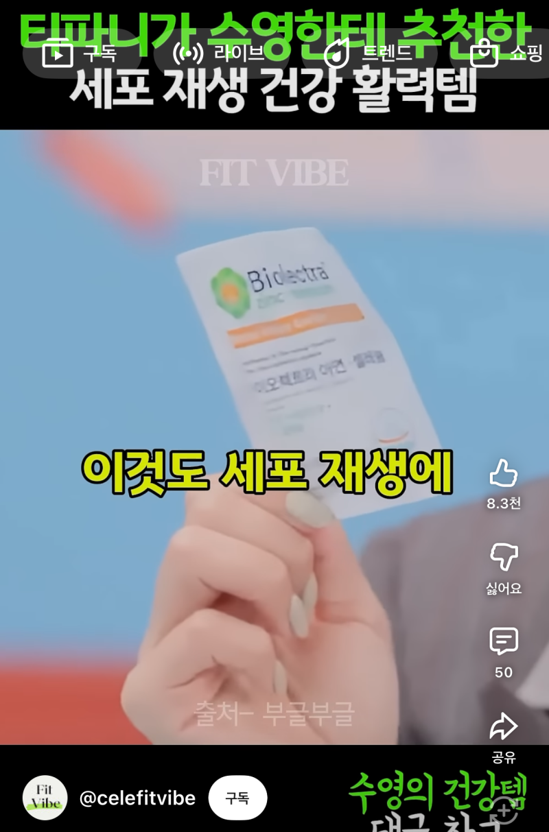 소녀시대 티파니 추천템 바이오렉트라 최저가 구매팁