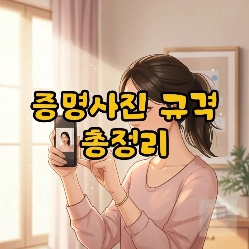 증명사진 규격 맞추기 어플로 쉽게! 여권, 운전면허, 민증 사진 규격 변환 팁