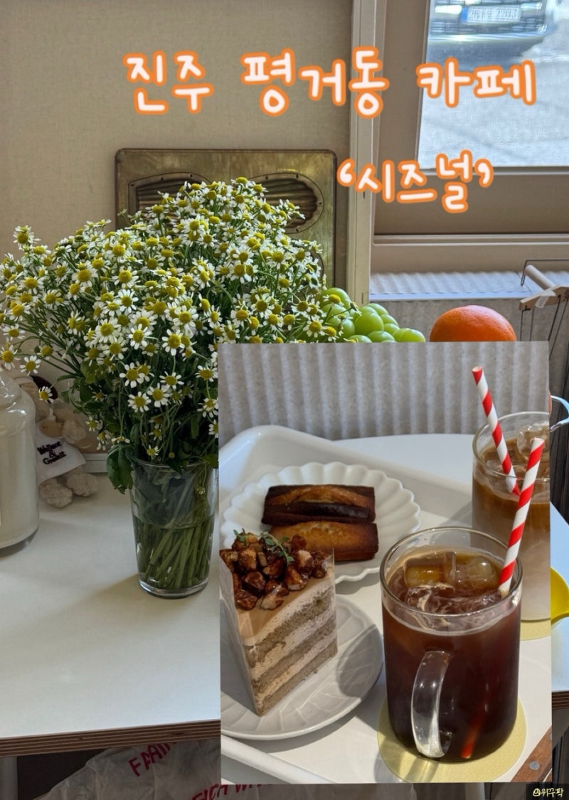 진주 평거동 카페 케이크 맛집 '시즈널'