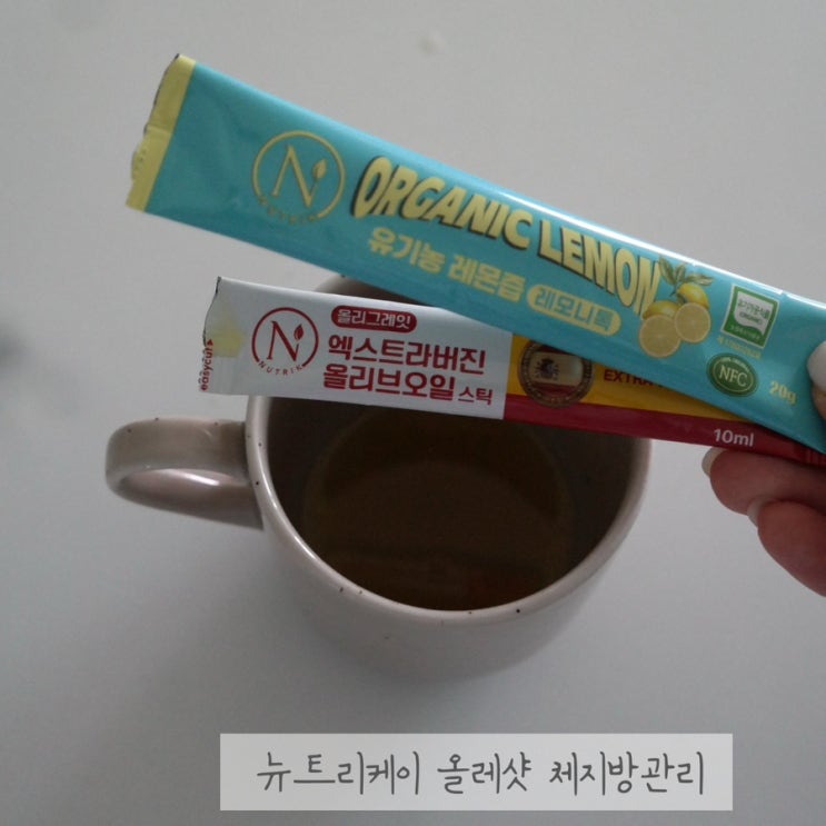  아침공복 루틴 뉴트리케이 올레샷 올리그레잇 + 레모니톡