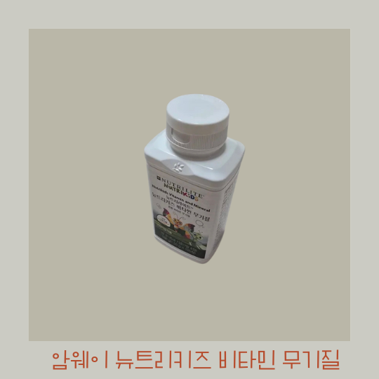 어린이 비타민 - 암웨이 뉴트리키즈 내돈내산 후기
