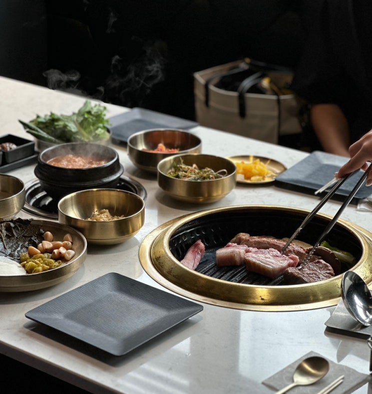  숙성재 안산점 안산가족모임 안산맛집, 안산삼겹살 (아기의자 있음)