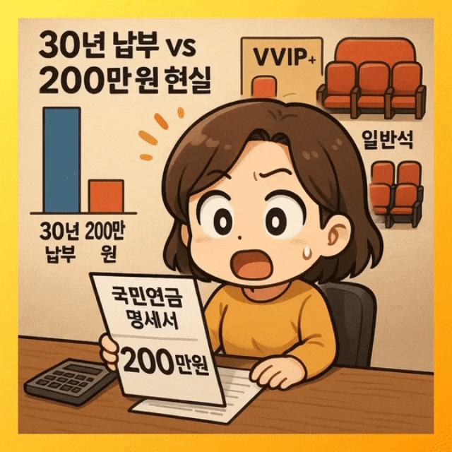  국민연금 30년 납부로는 200만 원 어렵습니다, 2025년 현실 계산 결과