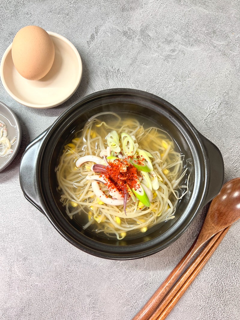 해장보다 시원한 콩나물국밥 만드는 법 ✨