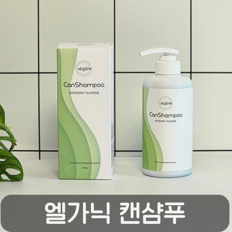  민감두피를 위한 순한샴푸, 암환자선물로도 좋은 엘가닉 캔샴푸