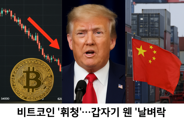 비트코인 ‘휘청’…트럼프의 한마디에 <b>가상</b>화폐 <b>시장</b>... 