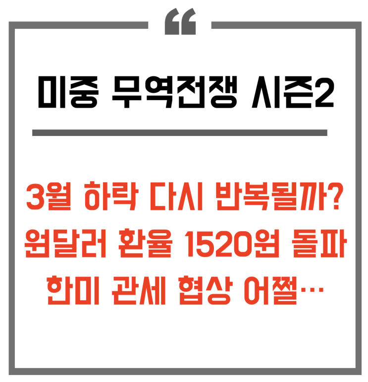 <b>미중 무역전쟁</b> 시즌 2 : 월요일 주식 시장 비상