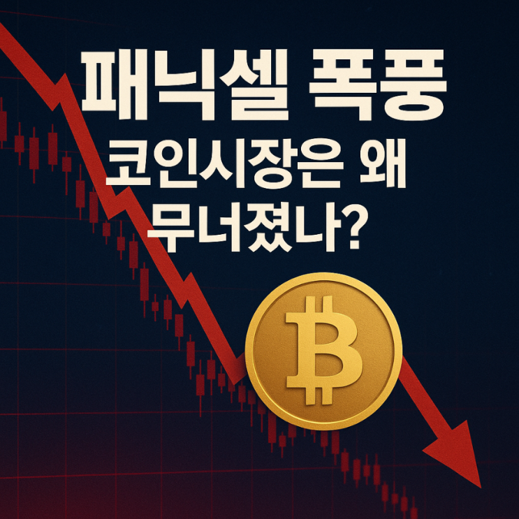 <b>패닉셀</b> 폭풍 코인시장은 왜 무너졌나
