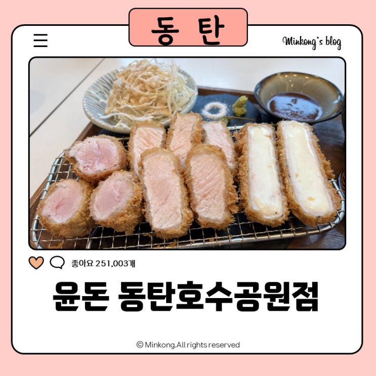  히밥이 다녀간 동탄 돈까스 맛집 : 윤돈 동탄호수공원점 동탄 송동 맛집