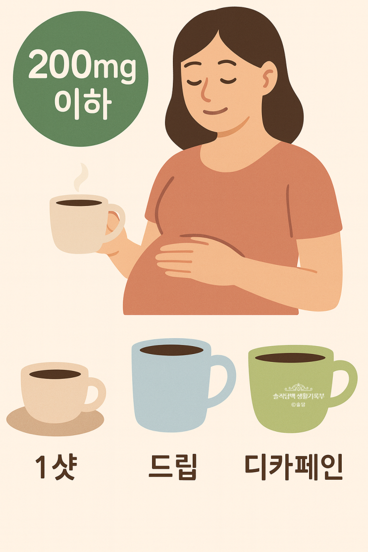 임산부, 커피 마셔도 될까요?