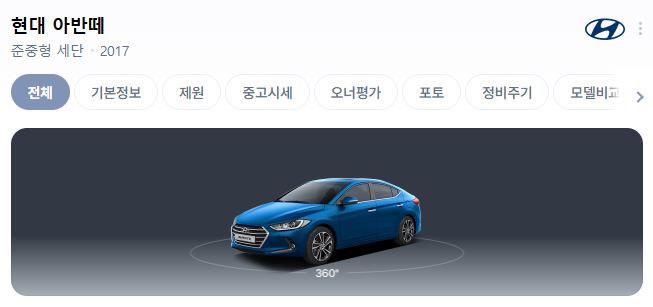  우리들의 영원한 준중형 아반떼시리즈 -1- 중고자동차로 알아봅시다. AD편