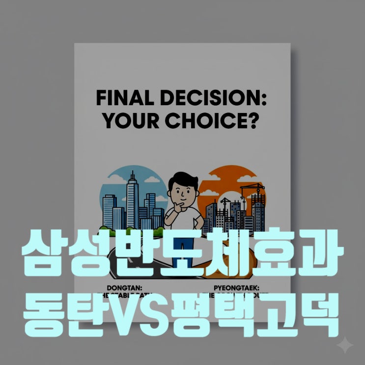  동탄 vs 평택 고덕, 삼성 반도체 효과 최후의 승자는? (2025년 최신 정보 완벽 분석, 수혜 아파트 총정리)