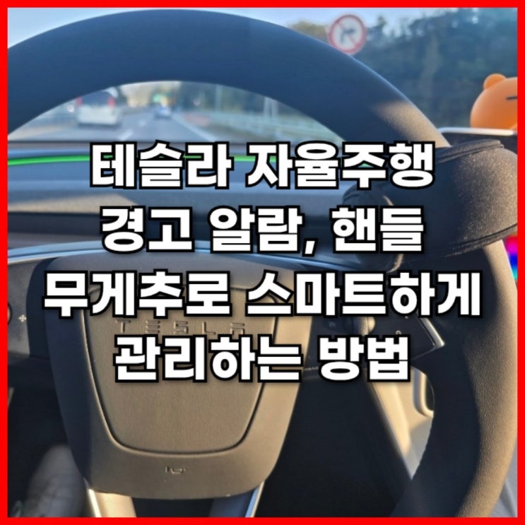  테슬라 오토파일럿 자율주행 경고 알람 무게추 우회 방법