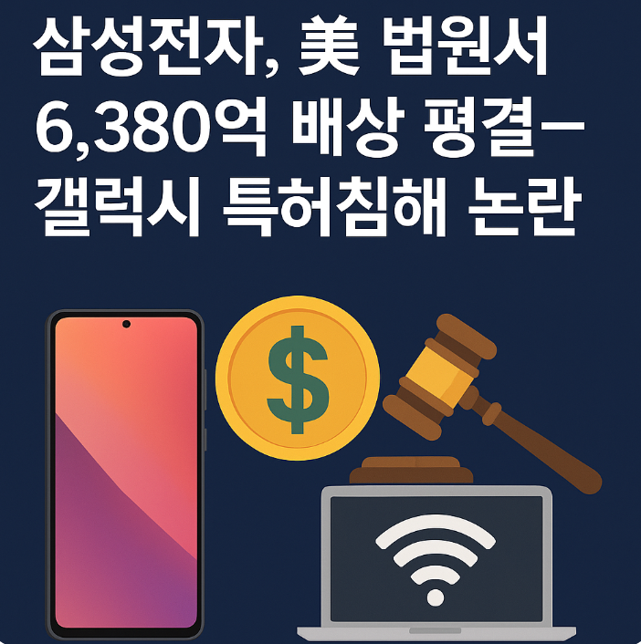 미국서 6,380억 원 <b>배상 평결</b>…무선 네트워크 <b>특허 침해</b> 논란