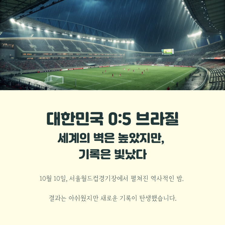 대한민국 0:5 브라질, <b>손흥민 A매치</b> 최다출전 <b>신기록</b> 달성