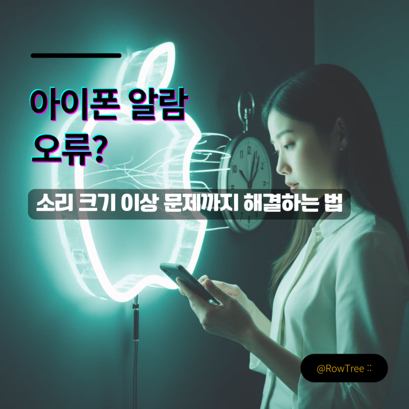 아이폰 알람 오류? 소리 크기 이상 문제까지 한 번에 해결하는 법