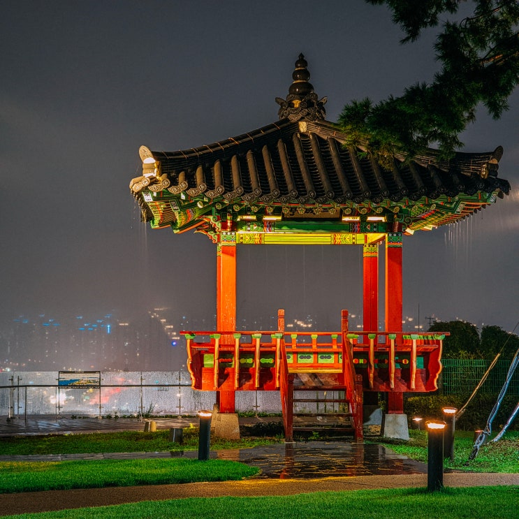  서울 야간 데이트 가볼만한곳, 삼성해맞이공원에서 보는 한강의 야경(가는법, 주차장)