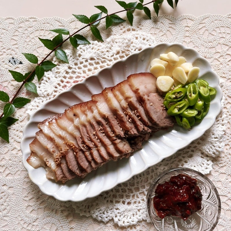 수육 삶는 법 전기 압력 밥솥 돼지고기 앞다리살 수육 삶는 시간