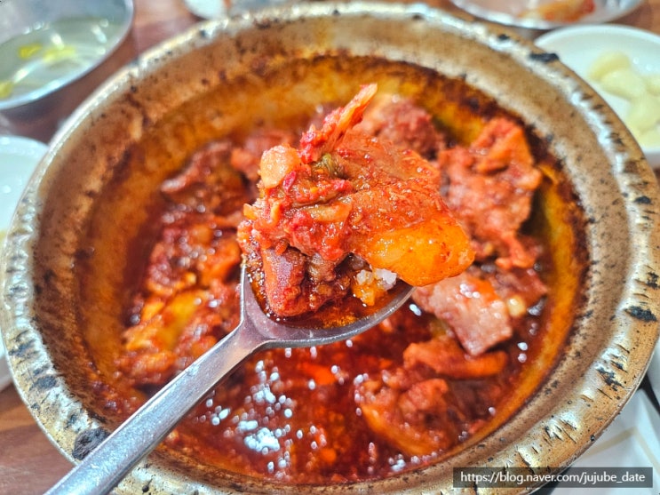  경주 현지인 맛집 황리단길 근처 매운 돼지갈비찜이 맛있는 진가네대구갈비 본점