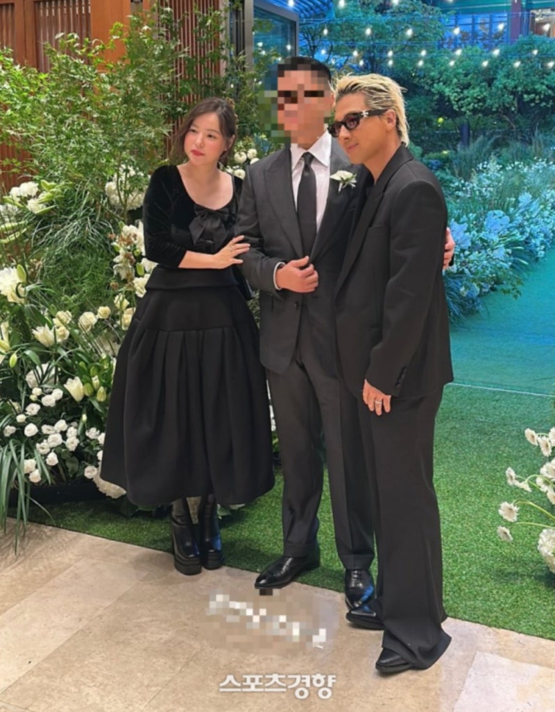 태양♥민효린 부부 근황, 결혼식장에서 포착! 행복한 일상 엿보기