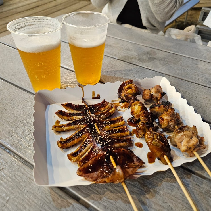  후쿠오카 노을 일몰 시사이드 모모치해변공원, 맥주 맛집 빅바나나