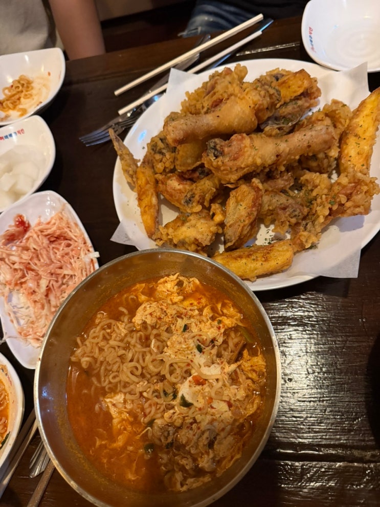  [구어바베큐치킨호프] 독산동 치킨 맛집 라면 존맛 3차 장소 후기