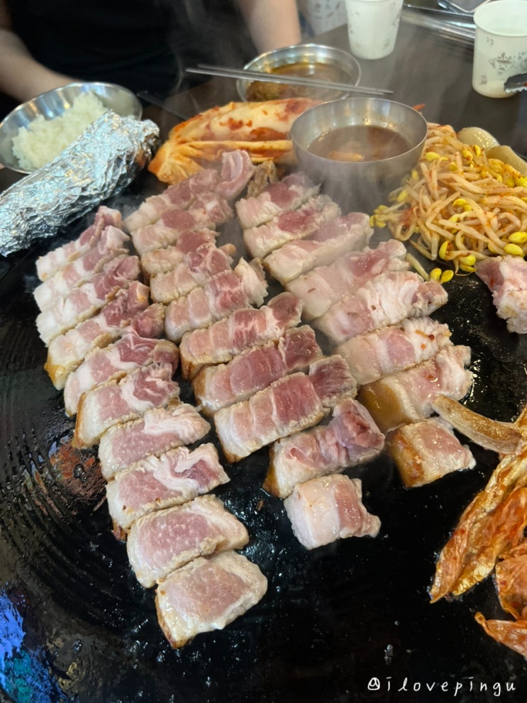  가성비 삼겹살 부평맛집 동두천솥뚜껑삼겹살 부평점