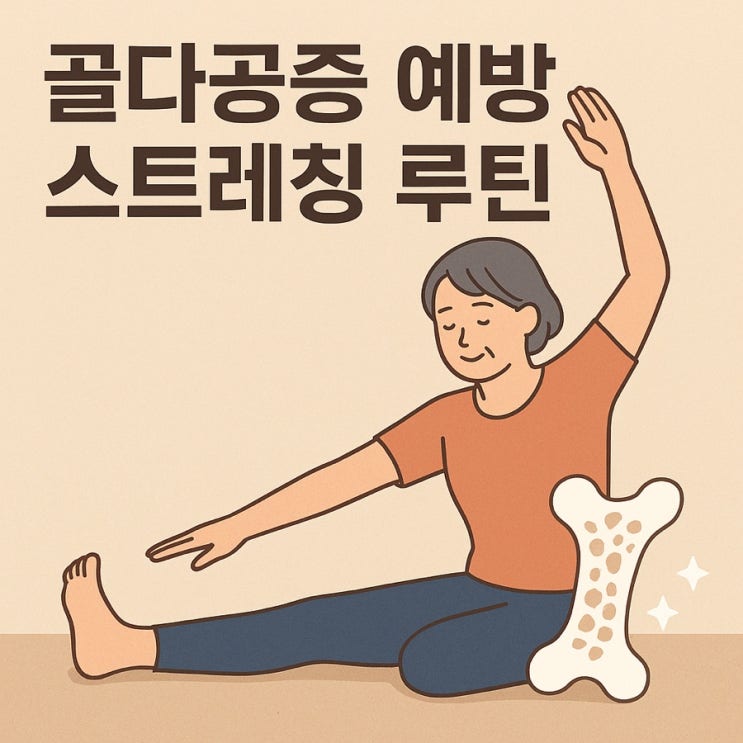  하루 10분으로 뼈를 지키자  골다공증 예방 스트레칭 루틴 완벽 정리